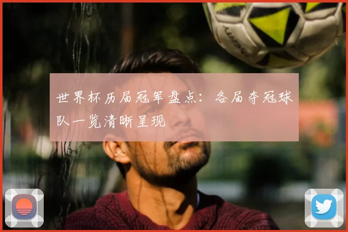 世界杯历届冠军盘点：各届夺冠球队一览清晰呈现